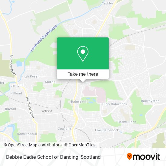 Debbie Eadie School of Dancing map