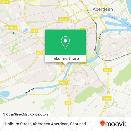 Holburn Street, Aberdeen Aberdeen map
