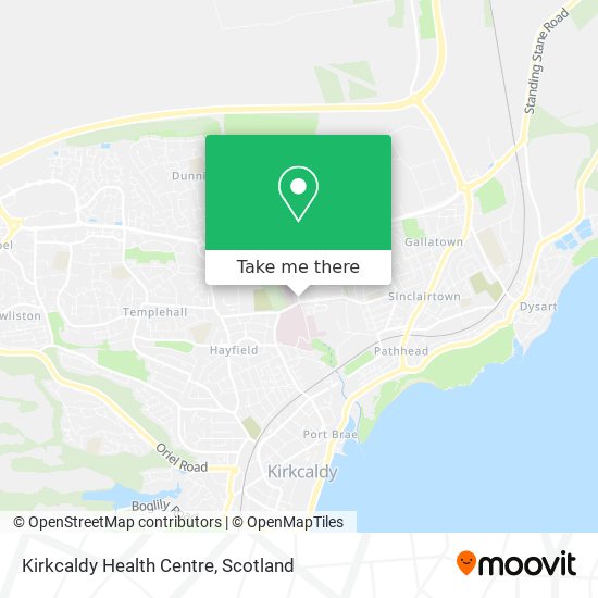 Kirkcaldy Health Centre map