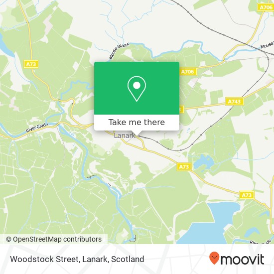 Woodstock Street, Lanark map