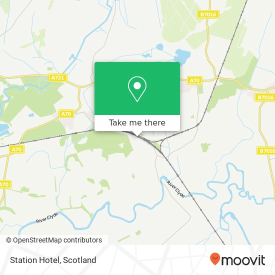 Station Hotel map