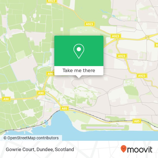 Gowrie Court, Dundee map