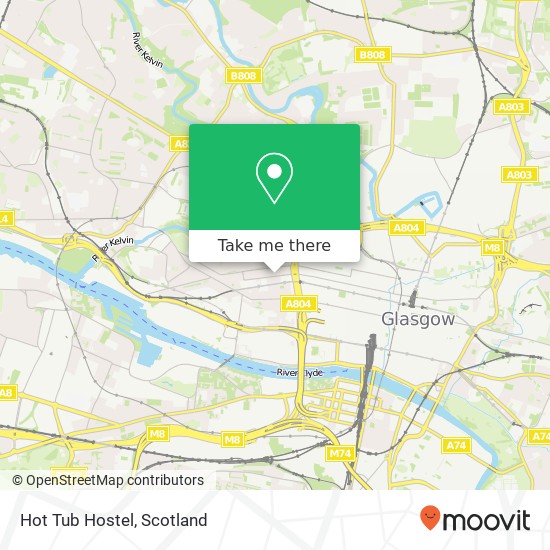 Hot Tub Hostel map