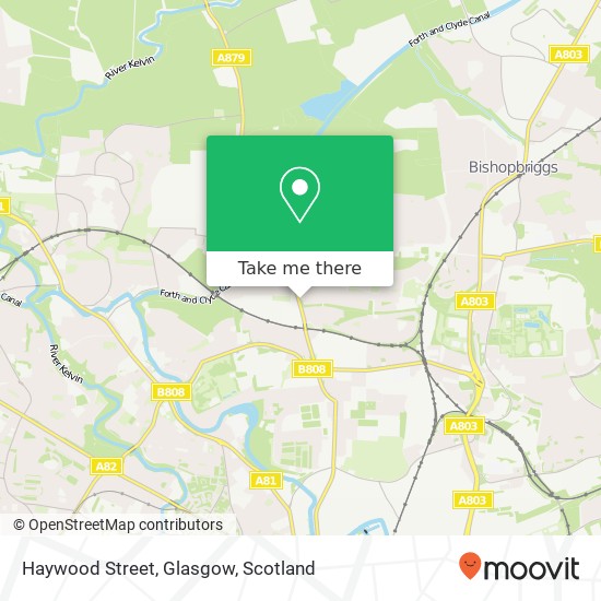 Haywood Street, Glasgow map
