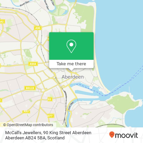 McCall's Jewellers, 90 King Street Aberdeen Aberdeen AB24 5BA map