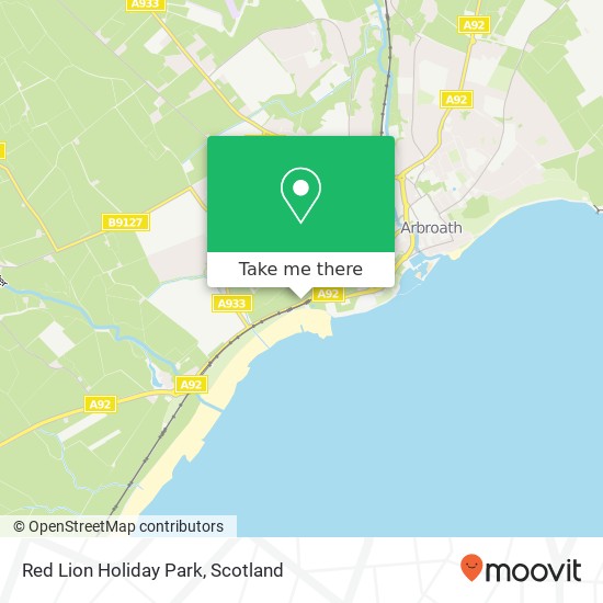 Red Lion Holiday Park map