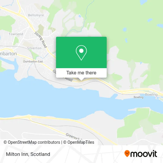 Milton Inn map