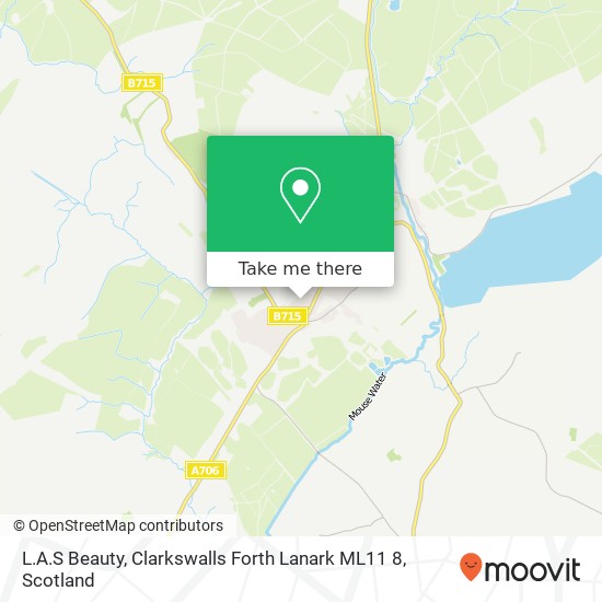 L.A.S Beauty, Clarkswalls Forth Lanark ML11 8 map