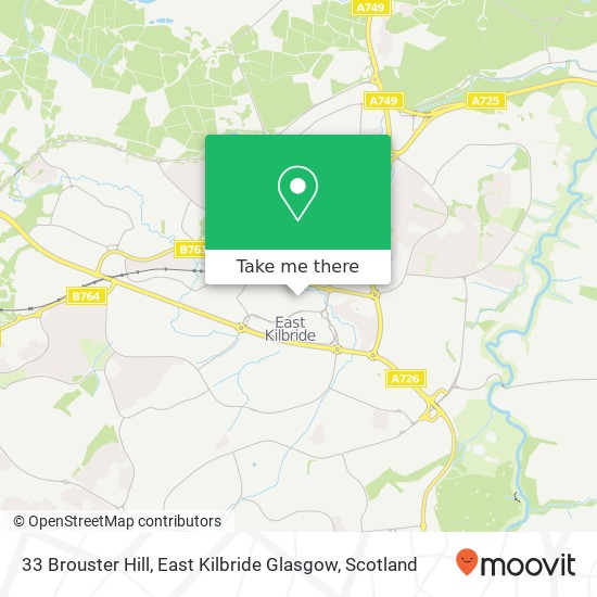 33 Brouster Hill, East Kilbride Glasgow map