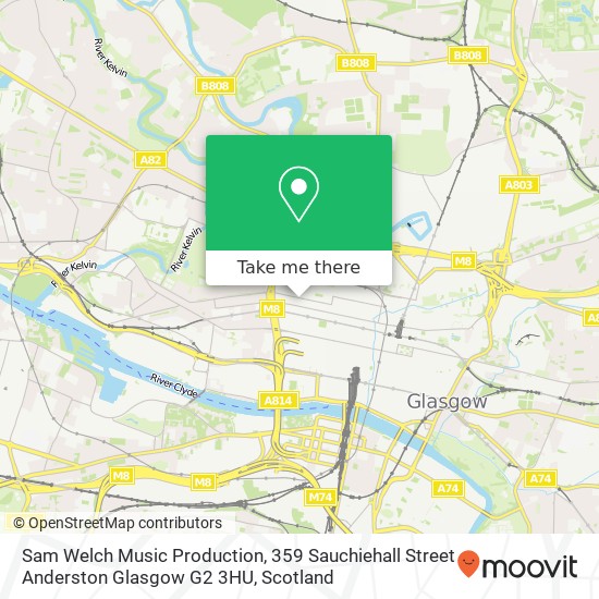 Sam Welch Music Production, 359 Sauchiehall Street Anderston Glasgow G2 3HU map