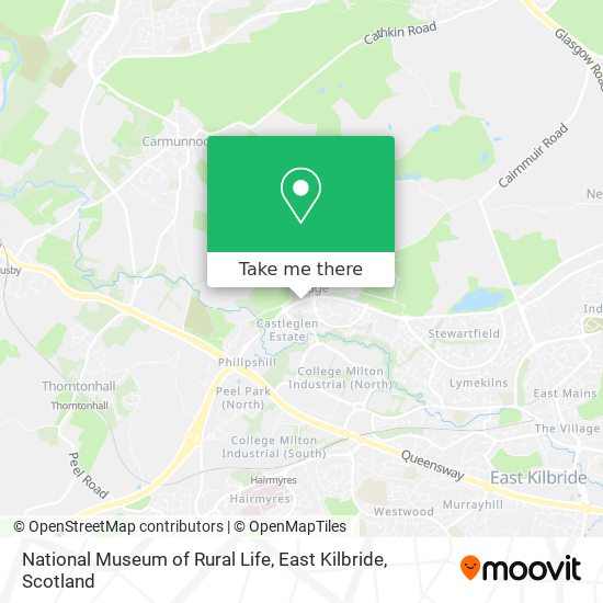 National Museum of Rural Life, East Kilbride map