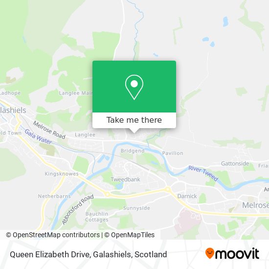 Queen Elizabeth Drive, Galashiels map