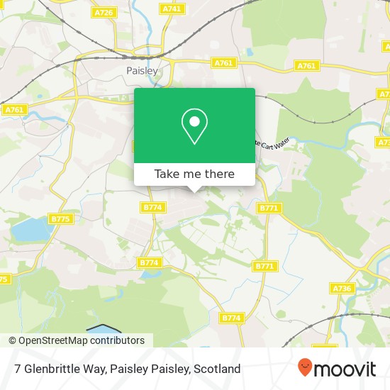 7 Glenbrittle Way, Paisley Paisley map