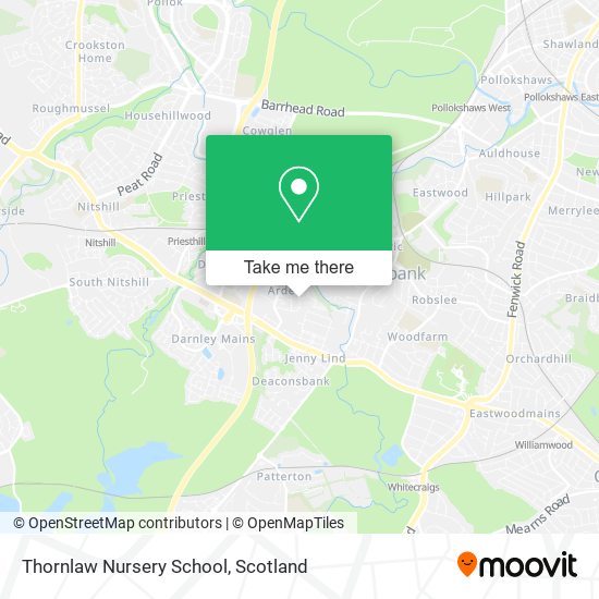 Thornlaw Nursery School map