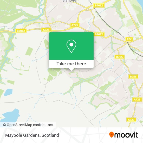 Maybole Gardens map