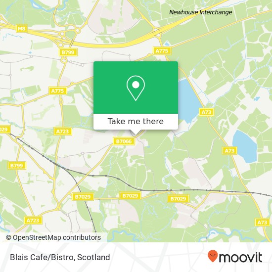 Blais Cafe/Bistro map