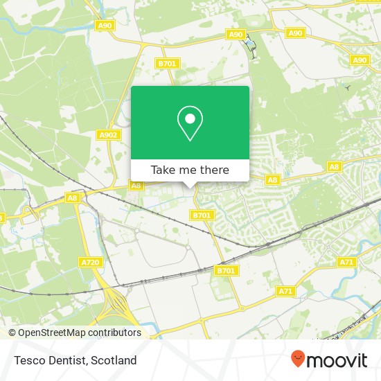 Tesco Dentist map