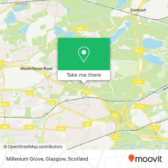 Millenium Grove, Glasgow map
