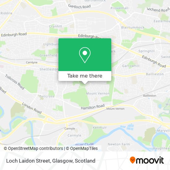 Loch Laidon Street, Glasgow map