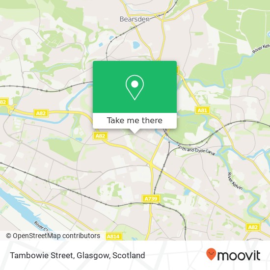 Tambowie Street, Glasgow map