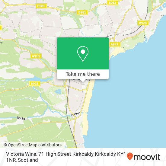 Victoria Wine, 71 High Street Kirkcaldy Kirkcaldy KY1 1NR map