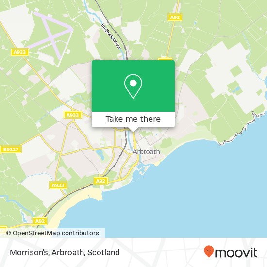 Morrison's, Arbroath map