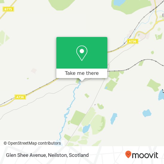 Glen Shee Avenue, Neilston map