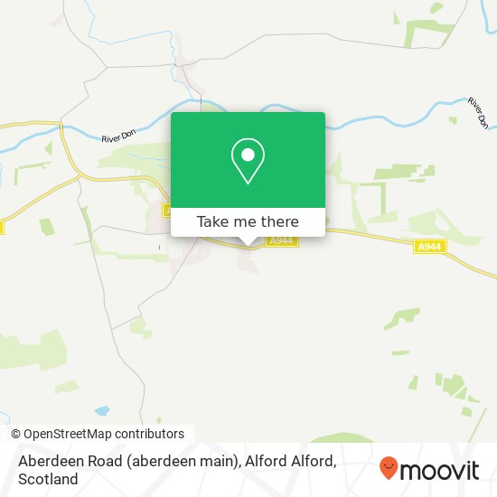 Aberdeen Road (aberdeen main), Alford Alford map