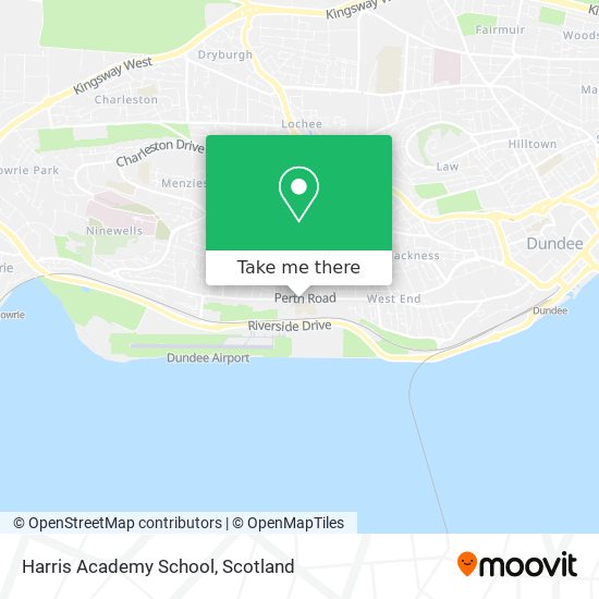 Harris Academy School map