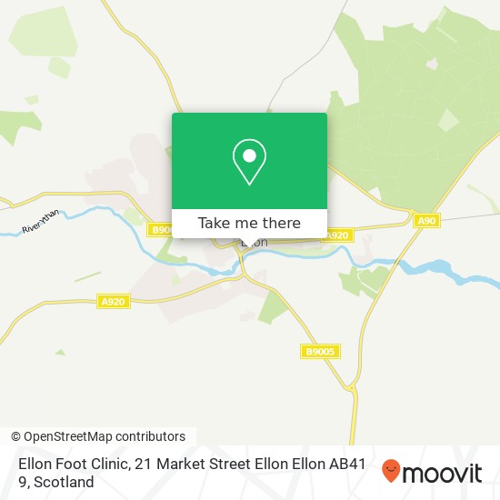 Ellon Foot Clinic, 21 Market Street Ellon Ellon AB41 9 map