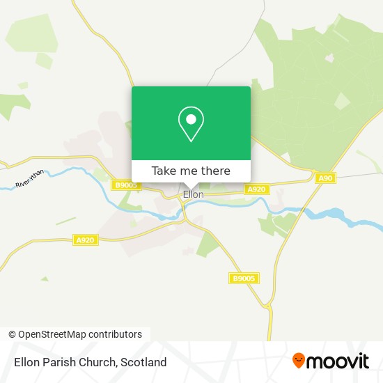 Ellon Parish Church map