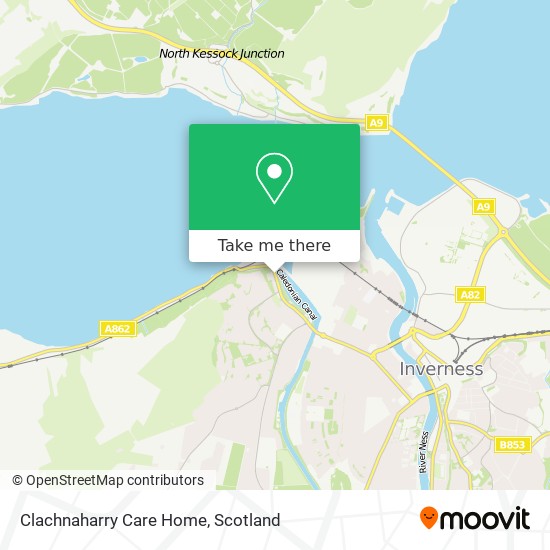 Clachnaharry Care Home map