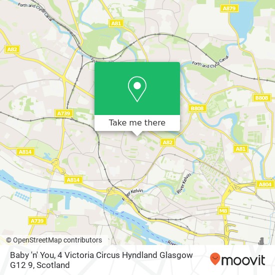 Baby 'n' You, 4 Victoria Circus Hyndland Glasgow G12 9 map