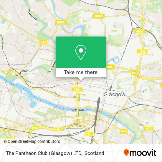 The Pantheon Club (Glasgow) LTD. map