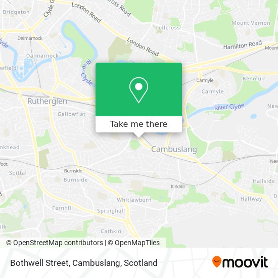 Bothwell Street, Cambuslang map