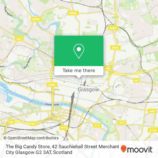 The Big Candy Store, 42 Sauchiehall Street Merchant City Glasgow G2 3AT map