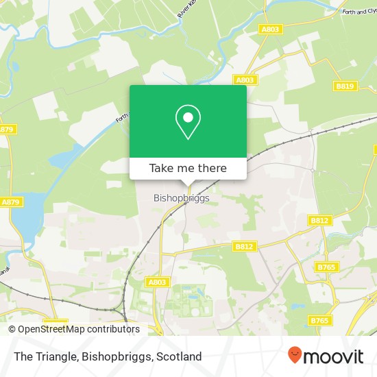 The Triangle, Bishopbriggs map