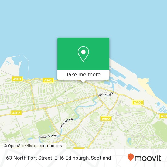 63 North Fort Street, EH6 Edinburgh map