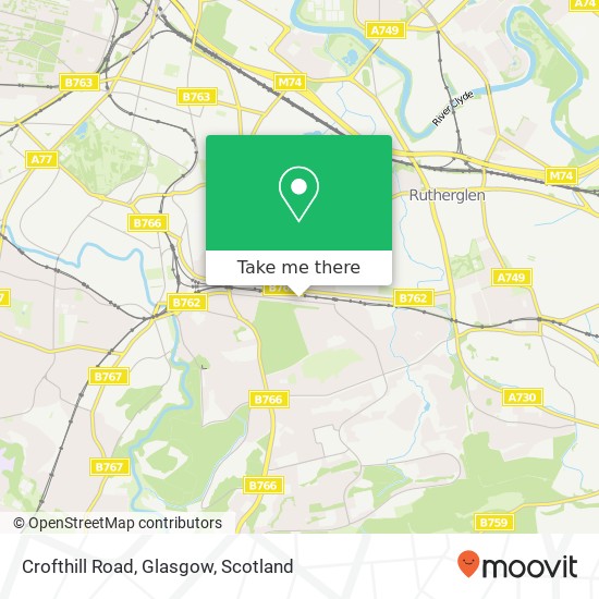 Crofthill Road, Glasgow map
