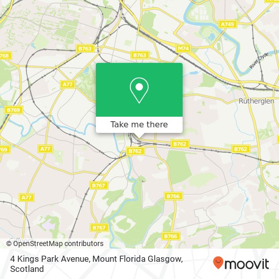 4 Kings Park Avenue, Mount Florida Glasgow map
