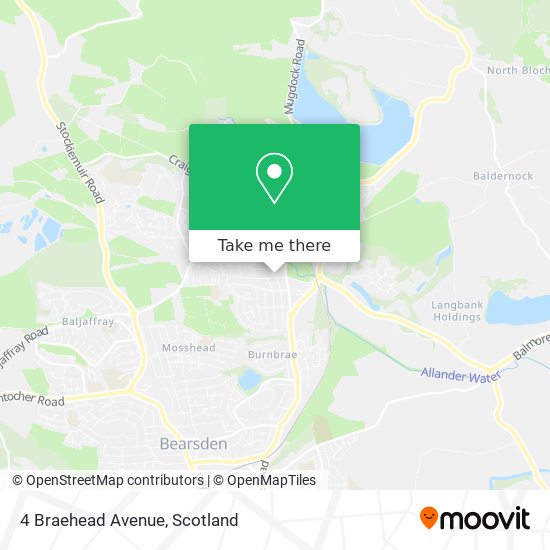 4 Braehead Avenue map