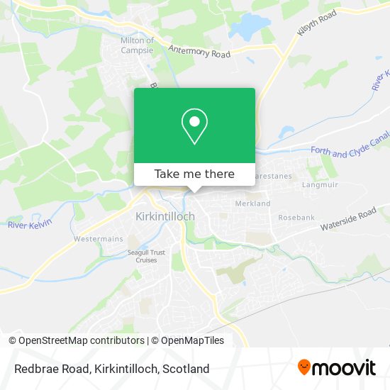 Redbrae Road, Kirkintilloch map