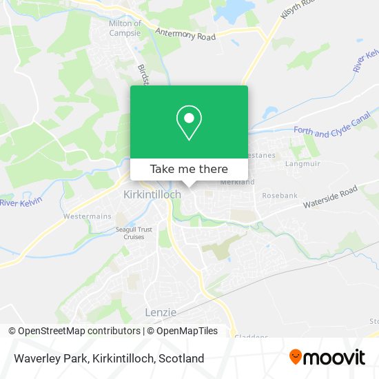 Waverley Park, Kirkintilloch map