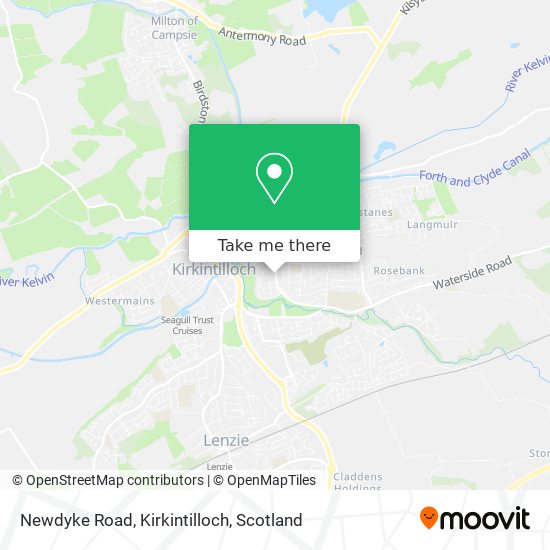 Newdyke Road, Kirkintilloch map