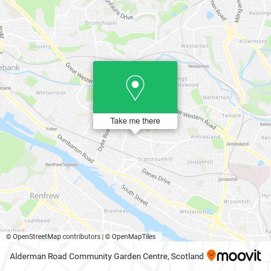 Alderman Road Community Garden Centre map