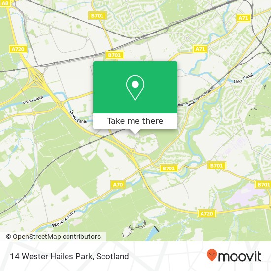 14 Wester Hailes Park, EH14 Edinburgh map