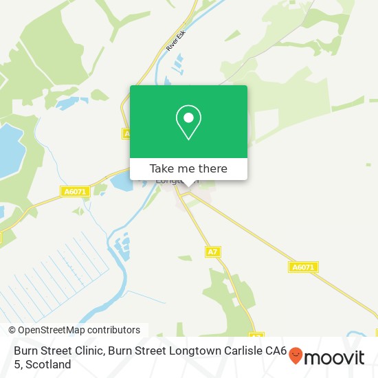 Burn Street Clinic, Burn Street Longtown Carlisle CA6 5 map