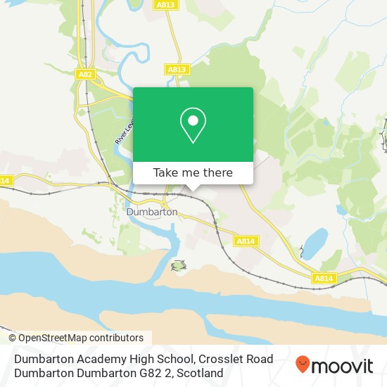 Dumbarton Academy High School, Crosslet Road Dumbarton Dumbarton G82 2 map