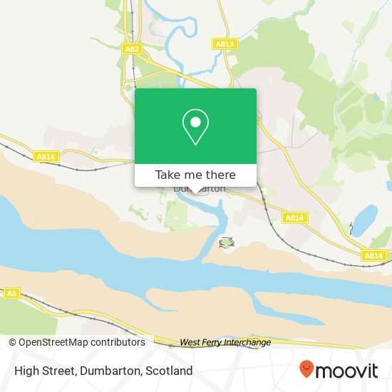 High Street, Dumbarton map