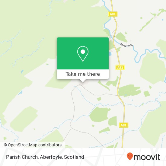 Parish Church, Aberfoyle map